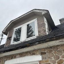 GAF Timberline HDZ Roof Replacement, Aluminum Fascia & Soffit, Seamless Gutters, Mastic Carvedwood Vinyl Siding, Azek PVC Trim, in Mosinee, WI 11