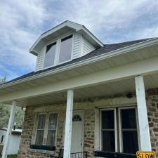 GAF Timberline HDZ Roof Replacement, Aluminum Fascia & Soffit, Seamless Gutters, Mastic Carvedwood Vinyl Siding, Azek PVC Trim, in Mosinee, WI 14