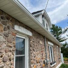 GAF Timberline HDZ Roof Replacement, Aluminum Fascia & Soffit, Seamless Gutters, Mastic Carvedwood Vinyl Siding, Azek PVC Trim, in Mosinee, WI 18