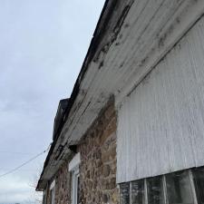 GAF Timberline HDZ Roof Replacement, Aluminum Fascia & Soffit, Seamless Gutters, Mastic Carvedwood Vinyl Siding, Azek PVC Trim, in Mosinee, WI 19