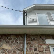 GAF Timberline HDZ Roof Replacement, Aluminum Fascia & Soffit, Seamless Gutters, Mastic Carvedwood Vinyl Siding, Azek PVC Trim, in Mosinee, WI 22