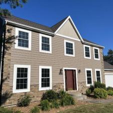 GAF Timberline HDZ Roof Replacement, Everlast Advanced Composite Siding, Versetta Accent Stone in Plover, WI 1