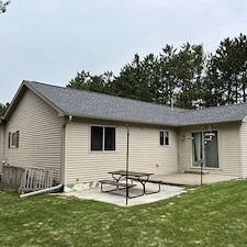 GAF Timberline HDZ Roof Replacement, Seamless Gutters, Gutter RX Gutter Covers in Stevens Point, WI 5