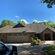 GAF Timberline UHD Roof Replacement, Waudena Millwork Custom Entry Door, and Gutter Installation in Custer, WI 0