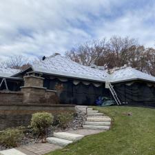 GAF Timberline UHD Roof Replacement, Waudena Millwork Custom Entry Door, and Gutter Installation in Custer, WI 1