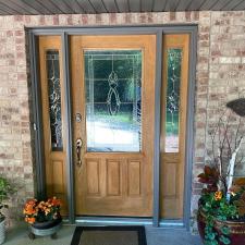 GAF Timberline UHD Roof Replacement, Waudena Millwork Custom Entry Door, and Gutter Installation in Custer, WI 16