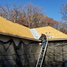 GAF Timberline UHD Roof Replacement, Waudena Millwork Custom Entry Door, and Gutter Installation in Custer, WI 22