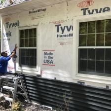 GAF Timberline Ultra HD Asphalt Shingles, Velux VSS Solar- Powered Fresh Air Skylight, Napco American Splendor Vinyl Siding 15