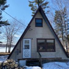 Mastic Board & Batten Vertical Vinyl Siding, Thermo-Tech Full-Frame Windows & Patio Door, Soffit & Fascia, Waudena Millwork Entry Door Replacement in Amherst Junction, WI 2