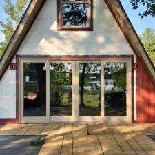 Mastic Board & Batten Vertical Vinyl Siding, Thermo-Tech Full-Frame Windows & Patio Door, Soffit & Fascia, Waudena Millwork Entry Door Replacement in Amherst Junction, WI 0