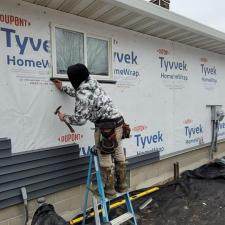 Mastic Vinyl Lap Siding Installation in Plover, WI 4