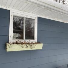 Replaced Original Masonite Siding With Carvedwood Vinyl Siding, Thermo-Tech Full-Frame Windows, Titan Clad Overhead Garage Door Frame in Wausau, WI 4