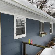 Replaced Original Masonite Siding With Carvedwood Vinyl Siding, Thermo-Tech Full-Frame Windows, Titan Clad Overhead Garage Door Frame in Wausau, WI 8