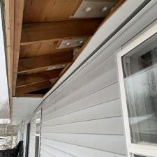 Replacement of Soffit and Seamless Gutter Installation in Wausau, WI 4