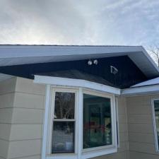 Vinyl Siding, Soffit, Seamless Gutters and Gutter Covers, and Titan Clad Garage in Stevens Point, WI 9