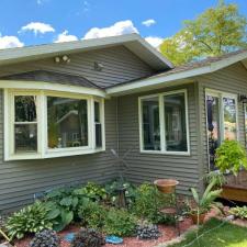 Vinyl Siding, Soffit, Seamless Gutters and Gutter Covers, and Titan Clad Garage in Stevens Point, WI 10