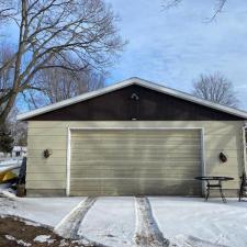 Vinyl Siding, Soffit, Seamless Gutters and Gutter Covers, and Titan Clad Garage in Stevens Point, WI 13