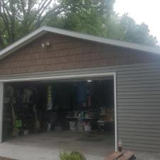 Vinyl Siding, Soffit, Seamless Gutters and Gutter Covers, and Titan Clad Garage in Stevens Point, WI 14