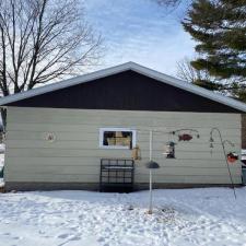 Vinyl Siding, Soffit, Seamless Gutters and Gutter Covers, and Titan Clad Garage in Stevens Point, WI 15