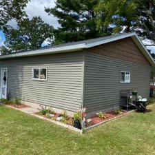 Vinyl Siding, Soffit, Seamless Gutters and Gutter Covers, and Titan Clad Garage in Stevens Point, WI 16