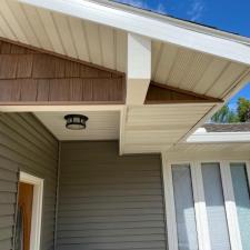 Vinyl Siding, Soffit, Seamless Gutters and Gutter Covers, and Titan Clad Garage in Stevens Point, WI 6