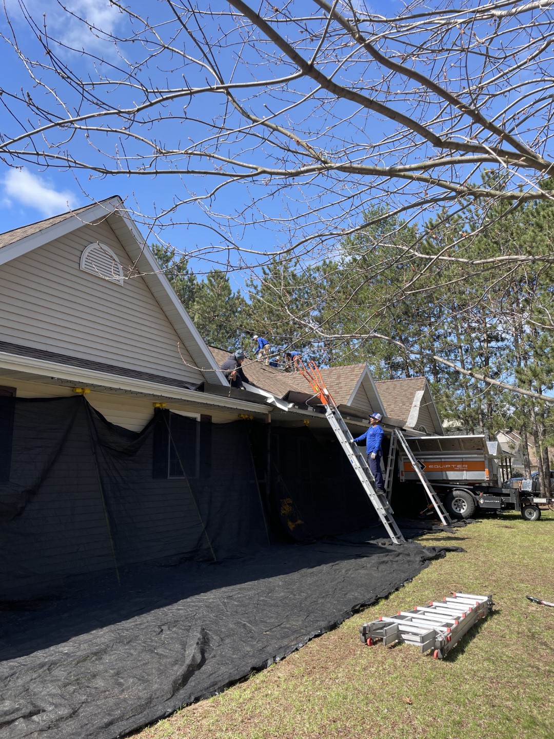 GAF Timberline HDZ Shingles and Gutter RX Gutter Covers in Stevens Point, WI