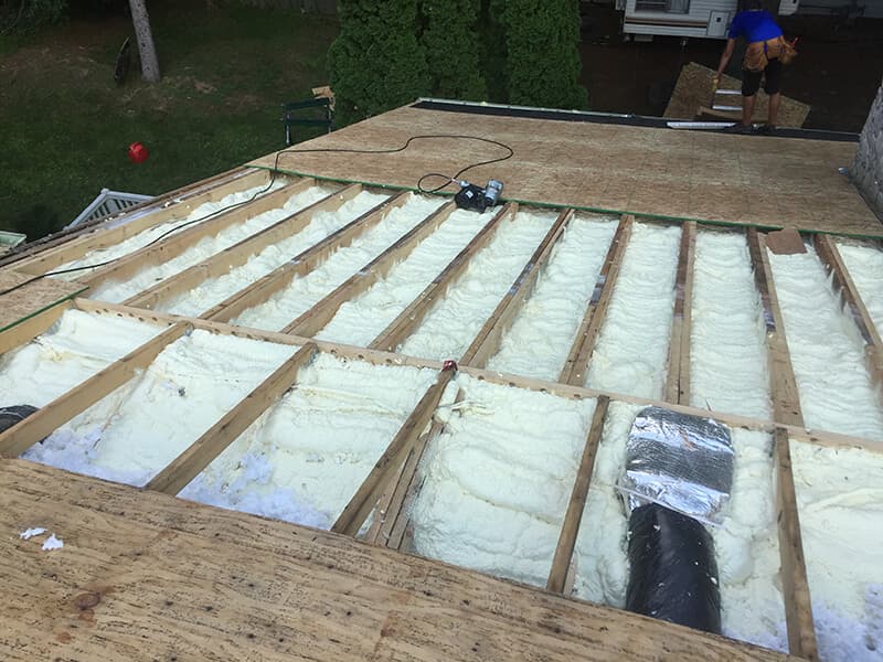 Cathedral Ceiling Spray Foam Insulation - Wausau, WI ...